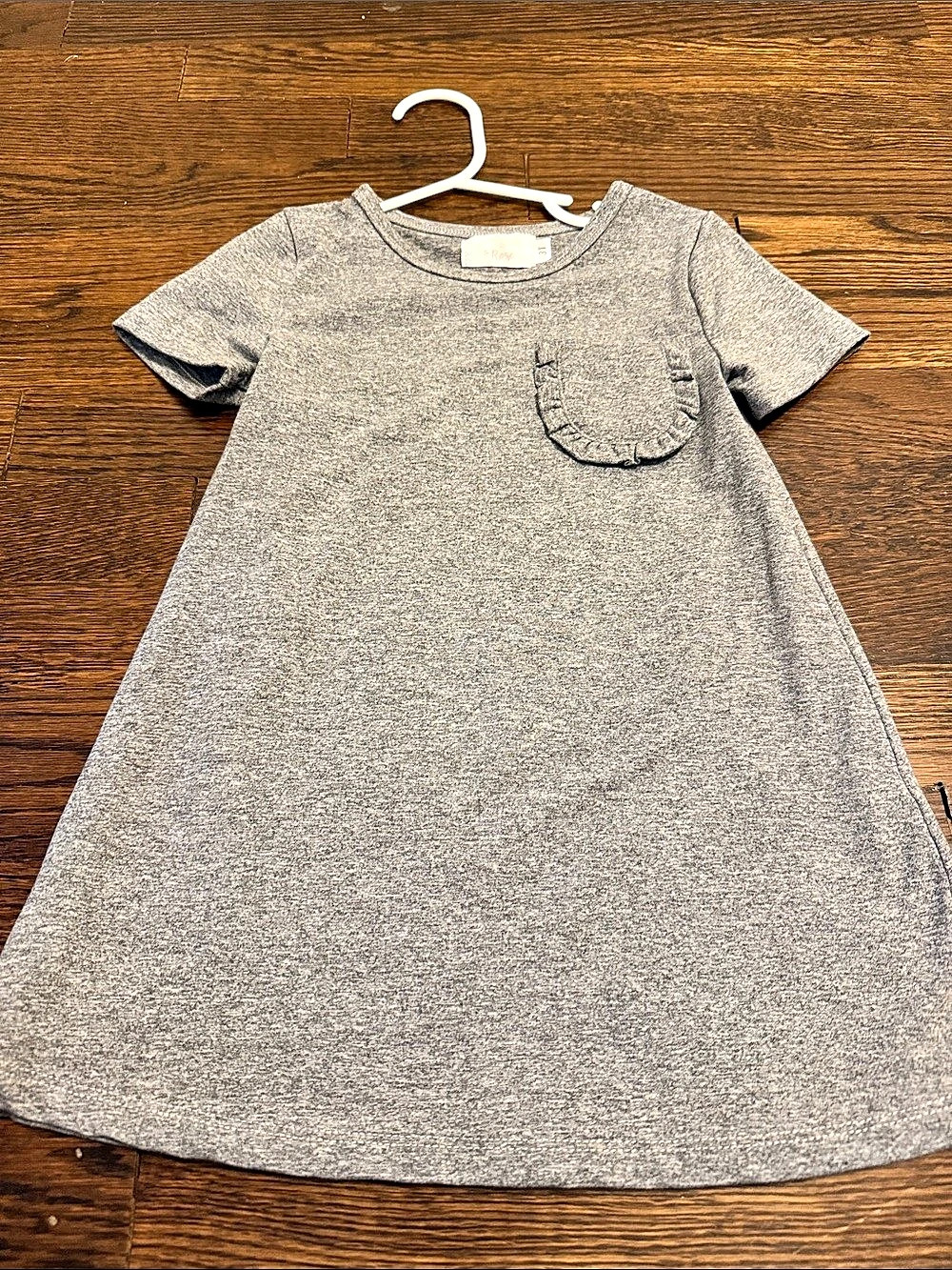 Mila & Rose Girls Gray Pocket Dress Size 3T Like New